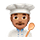 Emoji 👨🏽‍🍳 Cuoco: Carnagione Olivastra su VKontakte(VK) 1.0.