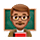Emoji 👨🏽‍🏫 Professore: Carnagione Olivastra su VKontakte(VK) 1.0.