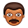 Emoji 👨🏾 Uomo: Carnagione Abbastanza Scura su VKontakte(VK) 1.0.