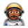 👨🏾‍🚀 Emoji Astronauta Hombre: Tono De Piel Oscuro Medio en VKontakte(VK) 1.0.