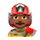 Emoji 👨🏾‍🚒 Pompiere Uomo: Carnagione Abbastanza Scura su VKontakte(VK) 1.0.
