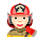 Emoji 👩‍🚒 Pompiere Donna su VKontakte(VK) 1.0.
