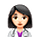 Emoji 👩🏻‍⚕️ Operatrice Sanitaria: Carnagione Chiara su VKontakte(VK) 1.0.