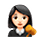 Emoji 👩🏻‍⚖️ Giudice Donna: Carnagione Chiara su VKontakte(VK) 1.0.