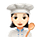 Émoji 👩🏻‍🍳 Cuisinière : Peau Claire sur VKontakte(VK) 1.0.