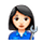 Emoji 👩🏻‍🔧 Meccanico Donna: Carnagione Chiara su VKontakte(VK) 1.0.