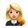 Emoji 👩🏼‍⚖️ Giudice Donna: Carnagione Abbastanza Chiara su VKontakte(VK) 1.0.
