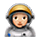 Emoji 👩🏼‍🚀 Astronauta Donna: Carnagione Abbastanza Chiara su VKontakte(VK) 1.0.