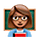 Emoji 👩🏽‍🏫 Professoressa: Carnagione Olivastra su VKontakte(VK) 1.0.