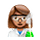 Emoji 👩🏽‍🔬 Scienziata: Carnagione Olivastra su VKontakte(VK) 1.0.