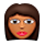 Emoji 👩🏾 Donna: Carnagione Abbastanza Scura su VKontakte(VK) 1.0.
