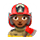 Emoji 👩🏾‍🚒 Pompiere Donna: Carnagione Abbastanza Scura su VKontakte(VK) 1.0.