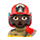Emoji 👩🏿‍🚒 Pompiere Donna: Carnagione Scura su VKontakte(VK) 1.0.