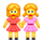 Emoji 👭 Due Donne Che Si Tengono Per Mano su VKontakte(VK) 1.0.