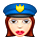 Emoji 👮‍♀️ Poliziotta su VKontakte(VK) 1.0.