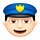 Emoji 👮🏻‍♂️ Poliziotto Uomo: Carnagione Chiara su VKontakte(VK) 1.0.