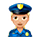 Émoji 👮🏼‍♀️ Policière : Peau Moyennement Claire sur VKontakte(VK) 1.0.