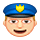 👮🏼‍♂️ Emoji Agente De Policía Hombre: Tono De Piel Claro Medio en VKontakte(VK) 1.0.
