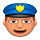 Émoji 👮🏽 Officier De Police : Peau Légèrement Mate sur VKontakte(VK) 1.0.