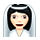 Emoji 👰🏻 Persona Con Velo: Carnagione Chiara su VKontakte(VK) 1.0.