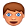Emoji 👱🏽‍♂️ Uomo Biondo: Carnagione Olivastra su VKontakte(VK) 1.0.