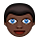 Emoji 👱🏿 Persona Bionda: Carnagione Scura su VKontakte(VK) 1.0.