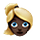 Émoji 👱🏿‍♀️ Femme Blonde : Peau Foncée sur VKontakte(VK) 1.0.