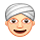 Emoji 👳🏼 Persona Con Turbante: Carnagione Abbastanza Chiara su VKontakte(VK) 1.0.