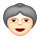 👵🏻 Emoji ältere Frau: helle Hautfarbe VKontakte(VK) 1.0.