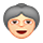 Emoji 👵🏼 Donna Anziana: Carnagione Abbastanza Chiara su VKontakte(VK) 1.0.