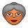 👵🏾 Emoji Anciana: Tono De Piel Oscuro Medio en VKontakte(VK) 1.0.