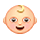 Emoji 👶🏼 Neonato: Carnagione Abbastanza Chiara su VKontakte(VK) 1.0.