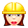 Emoji 👷‍♀️ Operaia Edile su VKontakte(VK) 1.0.