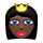 👸🏿 Emoji Princesa: Tono De Piel Oscuro en VKontakte(VK) 1.0.