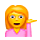 Emoji 💁‍♀️ Donna Con Suggerimento su VKontakte(VK) 1.0.