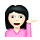 Emoji 💁🏻 Persona Al Punto Informazioni: Carnagione Chiara su VKontakte(VK) 1.0.