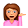 Emoji 💁🏽‍♀️ Donna Con Suggerimento: Carnagione Olivastra su VKontakte(VK) 1.0.