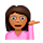 Emoji 💁🏾‍♀️ Donna Con Suggerimento: Carnagione Abbastanza Scura su VKontakte(VK) 1.0.