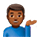 Emoji 💁🏾‍♂️ Uomo Con Suggerimento: Carnagione Abbastanza Scura su VKontakte(VK) 1.0.