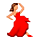 Émoji 💃🏽 Danseuse : Peau Légèrement Mate sur VKontakte(VK) 1.0.