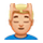 Emoji 💆🏼‍♂️ Uomo Che Riceve Un Massaggio: Carnagione Abbastanza Chiara su VKontakte(VK) 1.0.