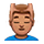 Emoji 💆🏽‍♂️ Uomo Che Riceve Un Massaggio: Carnagione Olivastra su VKontakte(VK) 1.0.