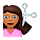 💇🏾 Emoji Person beim Haareschneiden: mitteldunkle Hautfarbe VKontakte(VK) 1.0.