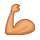 Emoji 💪🏽 Bicipite: Carnagione Olivastra su VKontakte(VK) 1.0.