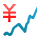 steigender Trend mit Yen-Zeichen VKontakte(VK) 1.0.