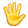 Emoji 🖐️ Mano Aperta su VKontakte(VK) 1.0.