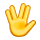 Emoji 🖖 Saluto Vulcaniano su VKontakte(VK) 1.0.