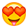 😍 Emoji Rosto Sorridente Com Olhos De Coração na VKontakte(VK) 1.0.