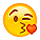 Emoji 😘 Faccina Che Manda Un Bacio su VKontakte(VK) 1.0.