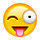 😜 Emoji zwinkerndes Gesicht mit herausgestreckter Zunge VKontakte(VK) 1.0.